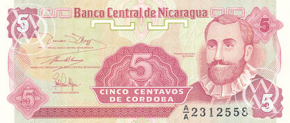 Nicaragua - Pick 168 - 5 Centavos