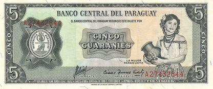 Banknoty Paraguay (Paragwaj)
