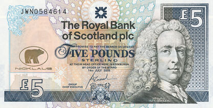 Banknoty Scotland (Szkocja)