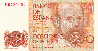 Banknoty Spain (Hiszpania)