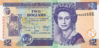 Banknoty Belize (Belize)