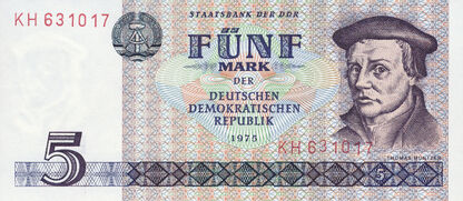 Banknoty Germany (Democratic Republic) (Niemcy - Republika Demokratyczna)