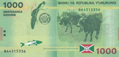 Banknoty Burundi (Burundi)