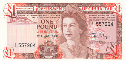 Banknoty Gibraltar (Gibraltar)