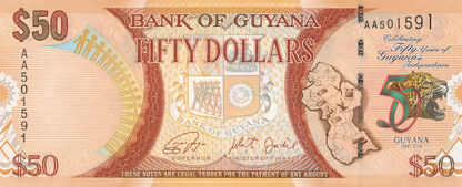 Banknoty Guyana (Gujana)