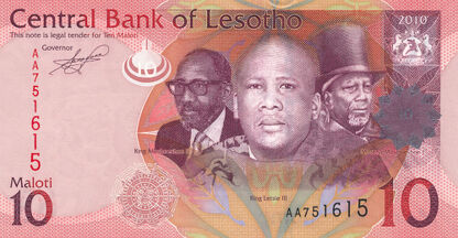 Banknoty Lesotho (Lesoto)