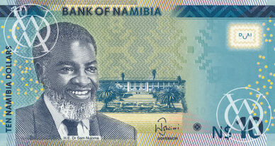 Namibia - Pick 16 - 10 Namibia Dollars - 2015 rok