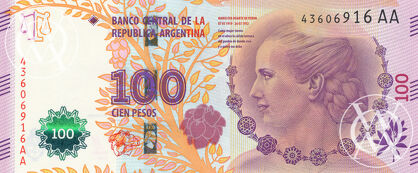 Argentina - Pick 358c - 100 Pesos