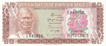 Sierra Leone - Pick 4e - 50 Cents
