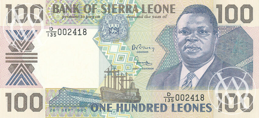 Sierra Leone - Pick 18c - 100 Leones