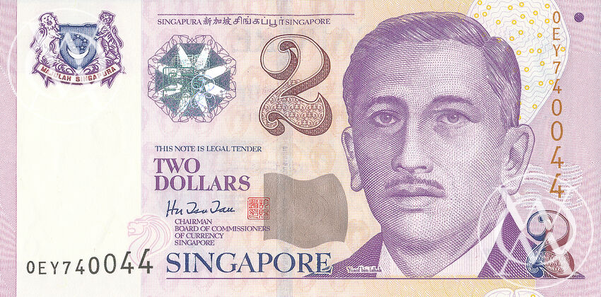 Singapore - Pick 38 - 2 Dollars