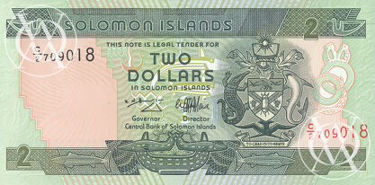Solomon Islands - Pick 18 - 2 Dollars