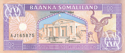 Somaliland - Pick 2a - 10 Shillings