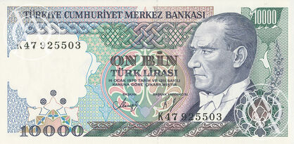 Turkey - Pick 200 - 10.000 Lirasi