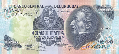 Uruguay - Pick 61A - 50 Nuevos Pesos