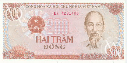 Vietnam - Pick 100 - 200 Dong