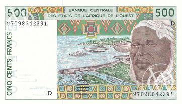 West African States - Mali - Pick 410Df - 500 Francs