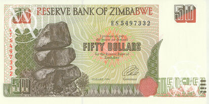 Zimbabwe - Pick 8 - 50 Dollars