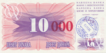 Bosnia Herzegovina - Pick 53b - 10.000 Dinara