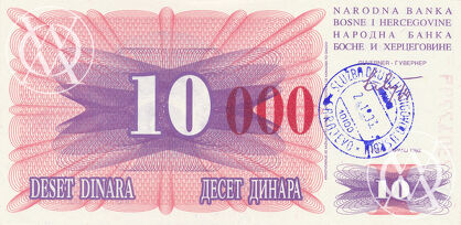 Bosnia Herzegovina - Pick 53d - 10.000 Dinara