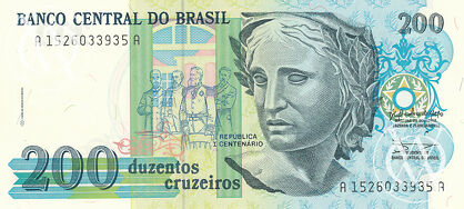 Brazil - Pick 229 - 200 Cruseiros