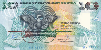 Papua New Guinea - Pick 9d - 10 Kina - 1981/1985 rok