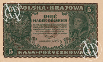 Poland - Pick 24 - 5 Marek Polskich - 1919 rok