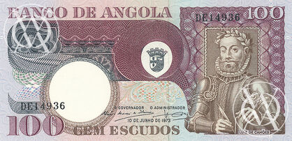 Angola - Pick 106 - 100 Escudos