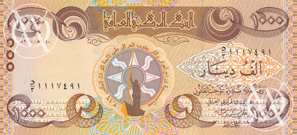Iraq - Pick 99 - 1.000 Dinars - 2013-2105 rok