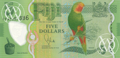 Fiji - Pick 115 - 5 Dollars - 2013 rok