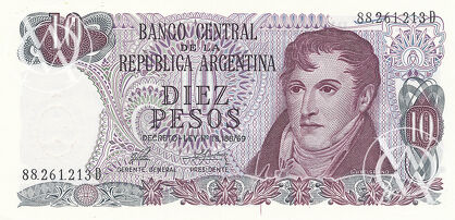 Argentina - Pick 295 - 10 Pesos