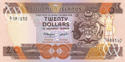 Solomon Islands - Pick 16a - 20 Dollars - 1986 rok
