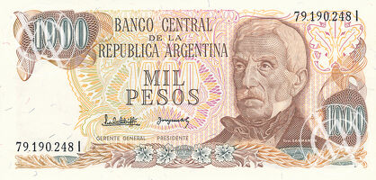 Argentina - Pick 304d - 1.000 Pesos
