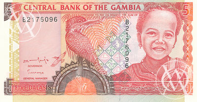 Gambia - Pick 16 - 5 Dalasis - 1996 rok