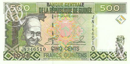 Guinea - Pick 36 - 500 Francs
