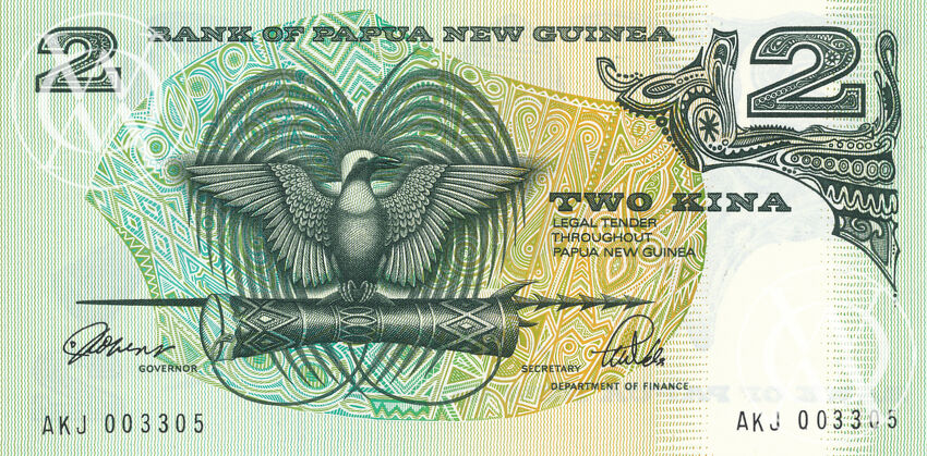 Papua New Guinea - Pick 5c - 2 Kina - 1981/1985 rok