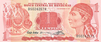 Honduras - Pick 71 - 1 Lempira