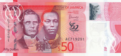 Jamaica - Pick W96 - 50 Dollars - 2022 rok