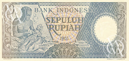Indonesia - Pick 89 - 10 Rupiah
