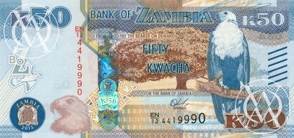 Zambia - Pick 60 - 50 Kwacha - 2015 rok