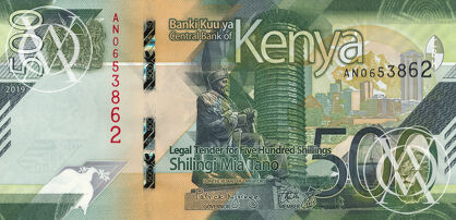 Kenya - Pick nowy - 500 Shillings - 2019 rok