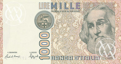 Italy - Pick 109 - 1.000 Lire