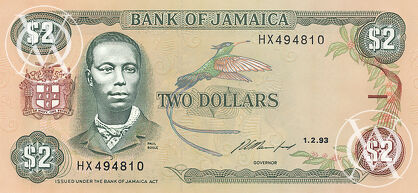 Jamaica - Pick 69e - 2 Dollars