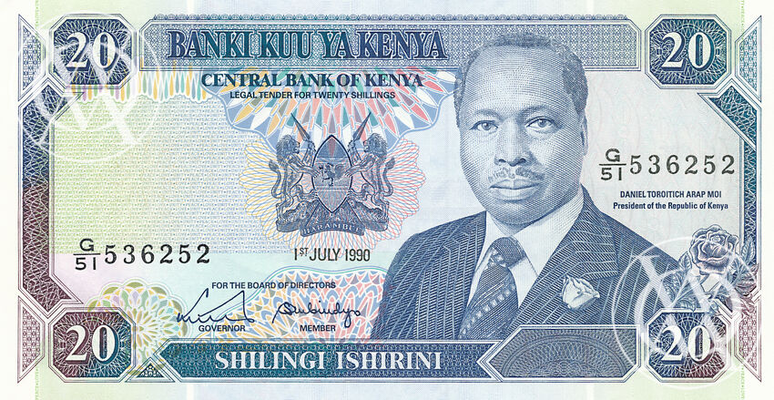 Kenya - Pick 25c - 20 Shillings