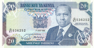 Kenya - Pick 25c - 20 Shillings