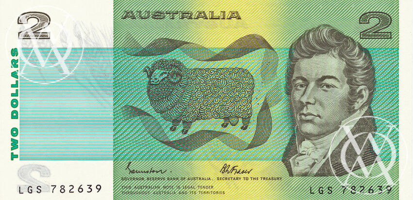 Australia - Pick 43e - 2 Dollars