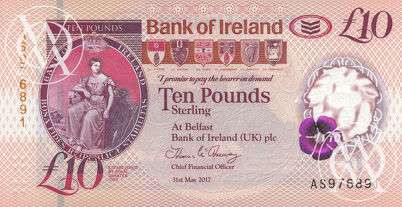 Northern Ireland - Pick nowy - 10 Pounds - 2017 rok