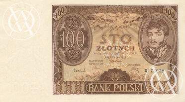 Poland - Pick 75a - 100 złotych - 1934 rok
