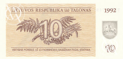 Lithuania - Pick 40 - 10 Talonas