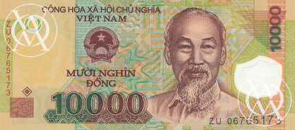 Vietnam - Pick-119a - 10.000 Dong - 2006 rok - banknot zastępczy